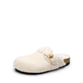 thumbnail image 1 of BURUDANI Women Cork-Footbed Arch-Support Clogs Mules Slip-On Comfort Slides Sandals for Everyday Wear, 1 of 7