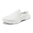 thumbnail image 1 of BURUDANI Women Knit Mules Slip-On Flats Lightweight Breathable Walking Sneakers, 1 of 6