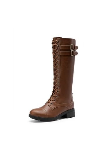 Shop Stylish Lace-Up Tall Boots in Black and More at Walmart Shoes