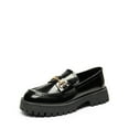 thumbnail image 1 of BURUDANI Women Platform Penny Loafers Slip-On Chunky Heel Casual Business Dress Shoes, 1 of 5