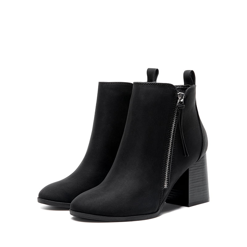 Block Heel Ankle Boots