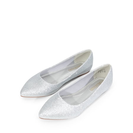 DREAM PAIRS Women's Casual Pointed Toe Ballet Comfort Soft Slip On Flats Shoes