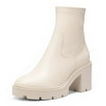 thumbnail image 1 of BURUDANI Women’s Chelsea Platform Ankle Boots Chunky Heel Elastic Side Lug Sole, 1 of 6