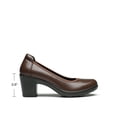 thumbnail image 1 of BURUDANI Women's Chunky Closed Toe Low Block Heels Work Pumps Comfortable Round Toe Dress Wedding Shoes WIDE SHOES, 1 of 8