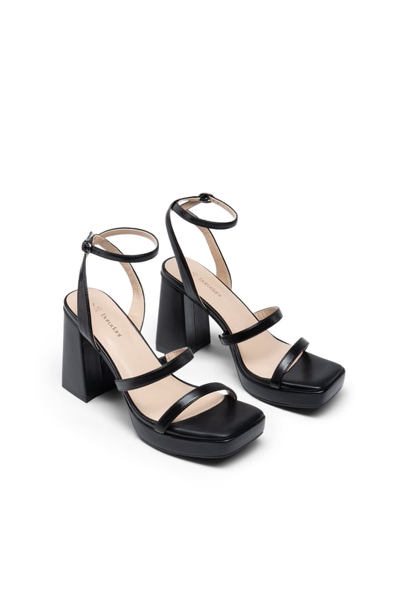 Women's Chunky Platform Heel Open Toe Ankle Strap Strappy Sandals Dress Shoes