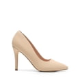 thumbnail image 1 of BURUDANI Women's Closed Toe High Heels Dress Pointed Toe Wedding Pump Shoes Wide, 1 of 6