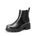 thumbnail image 1 of BURUDANI Women’s Elastic Chelsea Ankle Boots Platform Low Chunky Heel Lug Sole Heeled Booties, 1 of 6