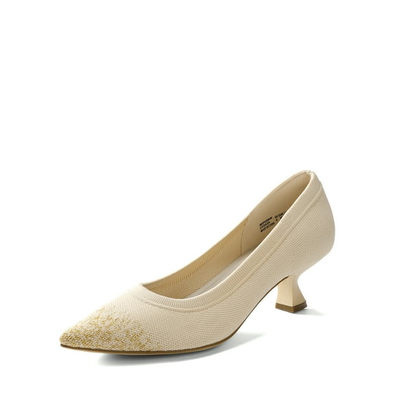 BURUDANI Women's Elegant Knit Heels – Chic & Comfortable