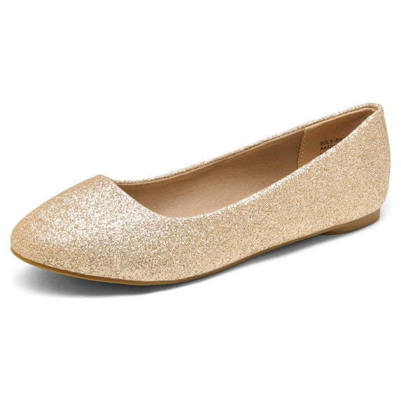 BURUDANI Women’s Everyday Ballerina Flats Comfortable Walking Shoes