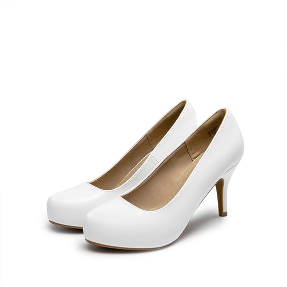 BURUDANI Women's Fashion Cushioned Breathable Comfort Pump Dress Shoes
