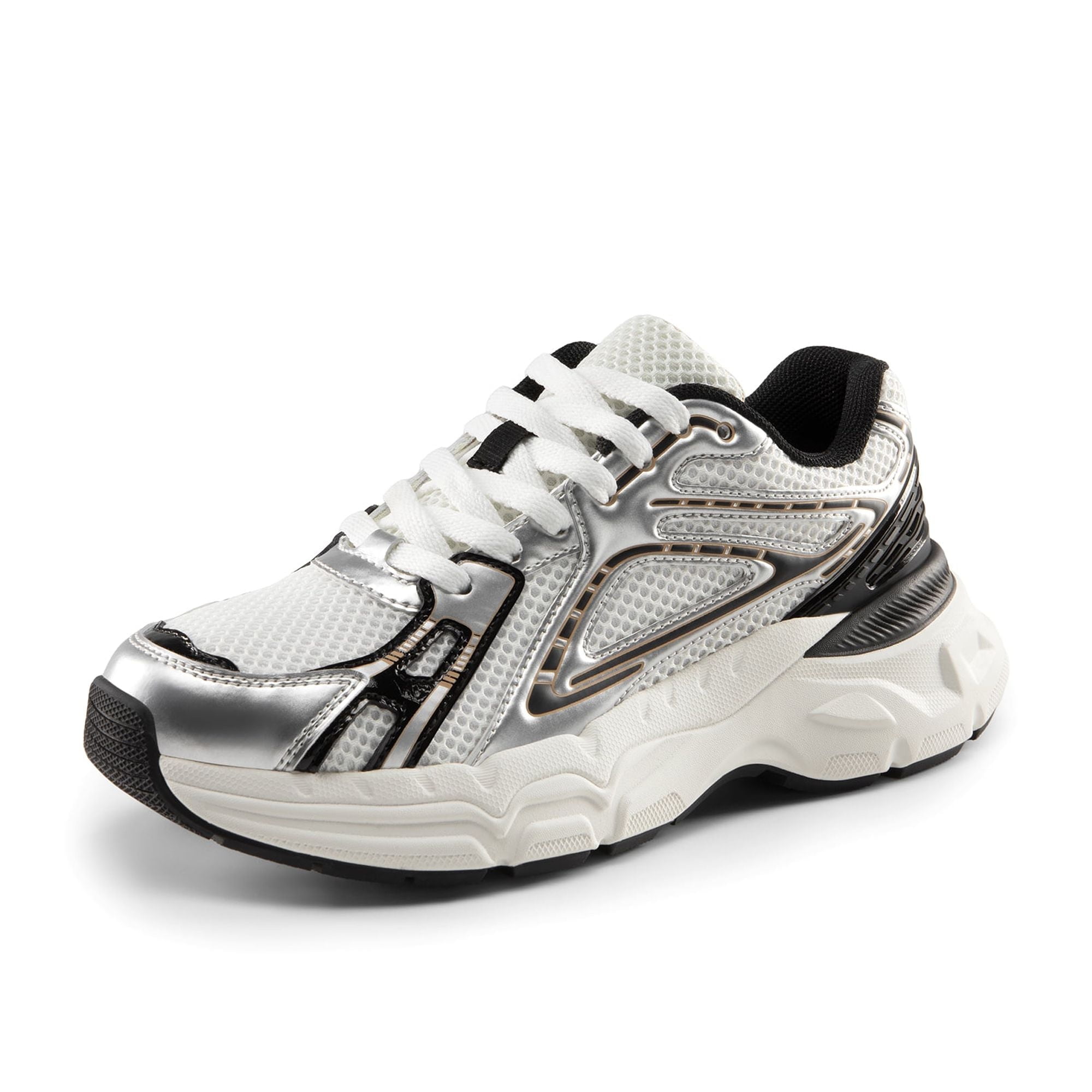 BURUDANI Women's Fashion Sneakers Comfortable Platform Chunky