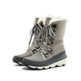 thumbnail image 1 of BURUDANI Women's Faux Fur Lined Water-Resistant Lace-Up Platform Winter Snow Boots, 1 of 6