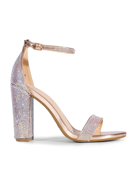 Women's Hi-Chunk High Heel Pump Sandals