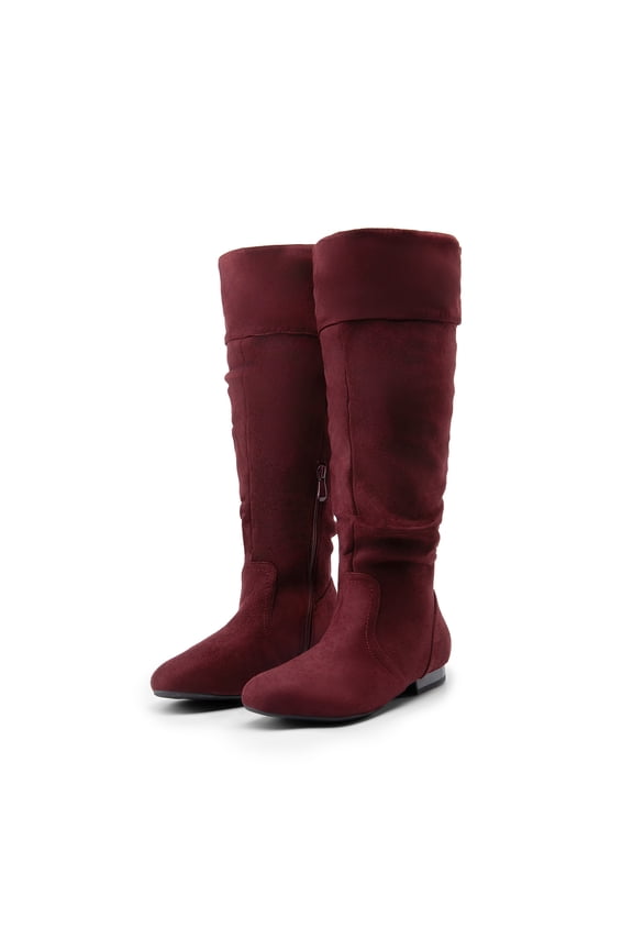 Women's Knee High Pull On Fall Weather Winter Riding Boots