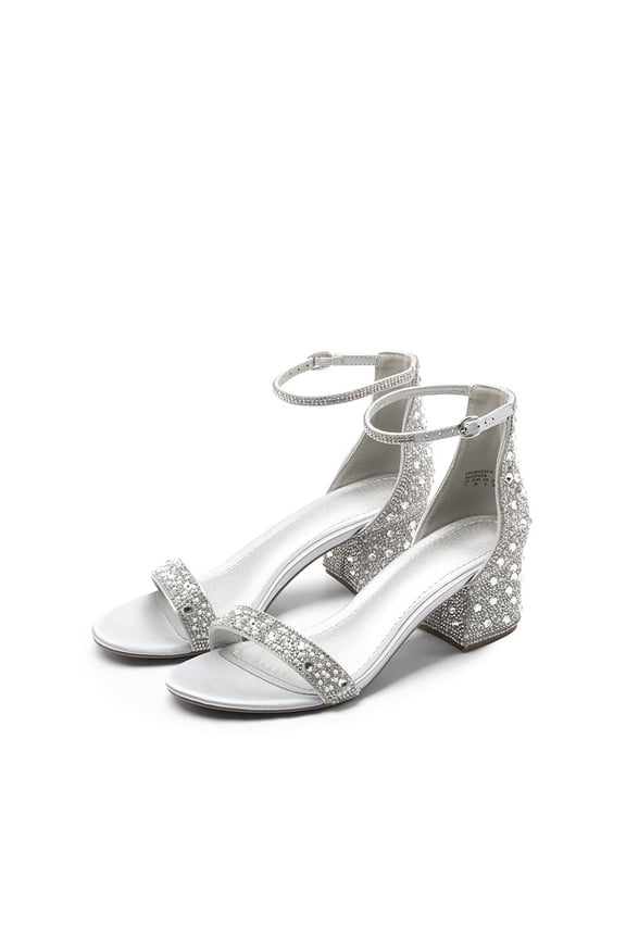 Women's Low Heels Classic Open Toe Block Chunky Heel Sandals Wedding Dress Pumps Shoes