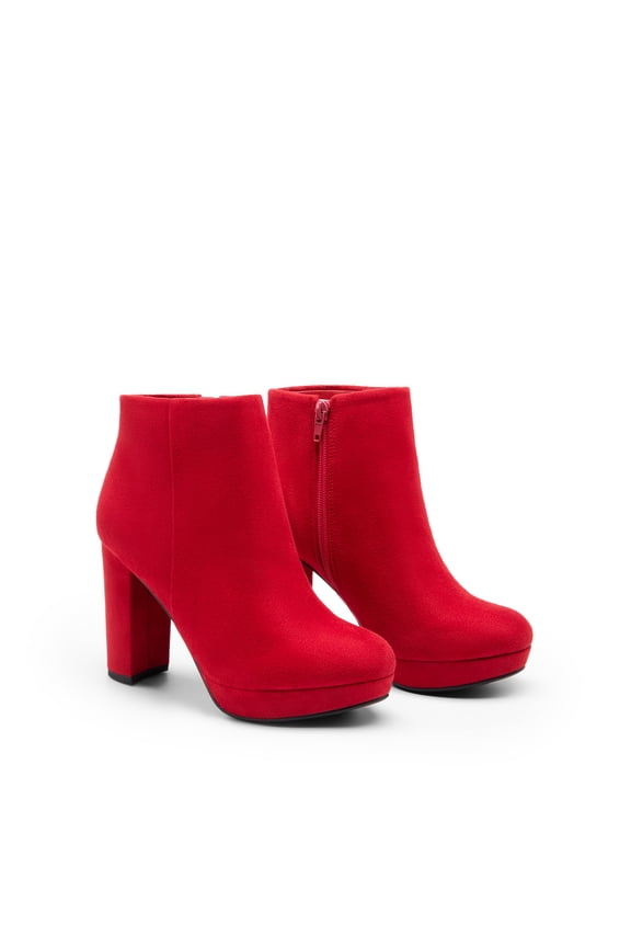 Women's Minimalist Platform Ankle Booties