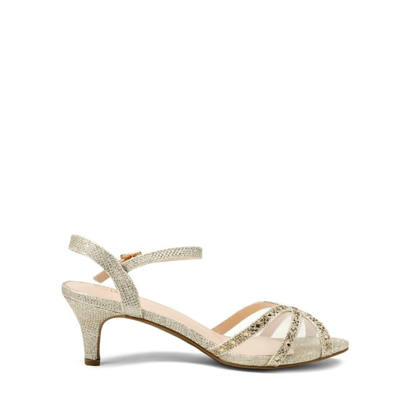 BURUDANI Women's Nina Low Heel Pump Sandals