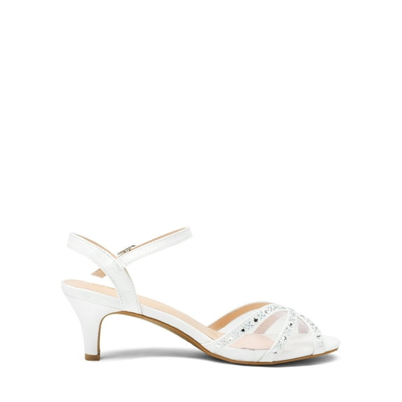 BURUDANI Women's Nina Low Heel Pump Sandals