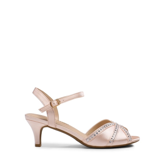 BURUDANI Women's Nina Low Heel Pump Sandals