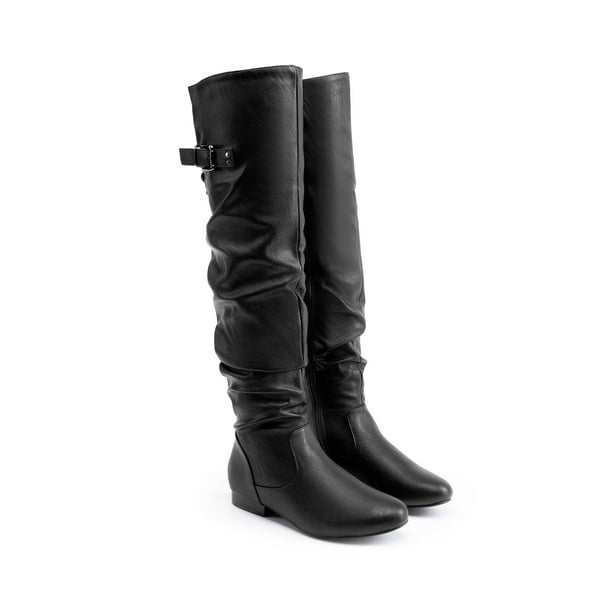 Thigh high winter boots deals