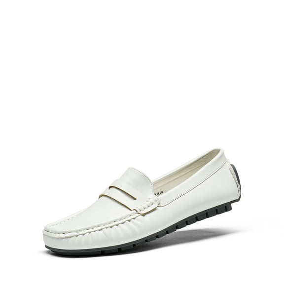 BURUDANI Women's Penny Loafer Slip-On Casual Dressy Comfort Moccasins Driving Loafer Shoes