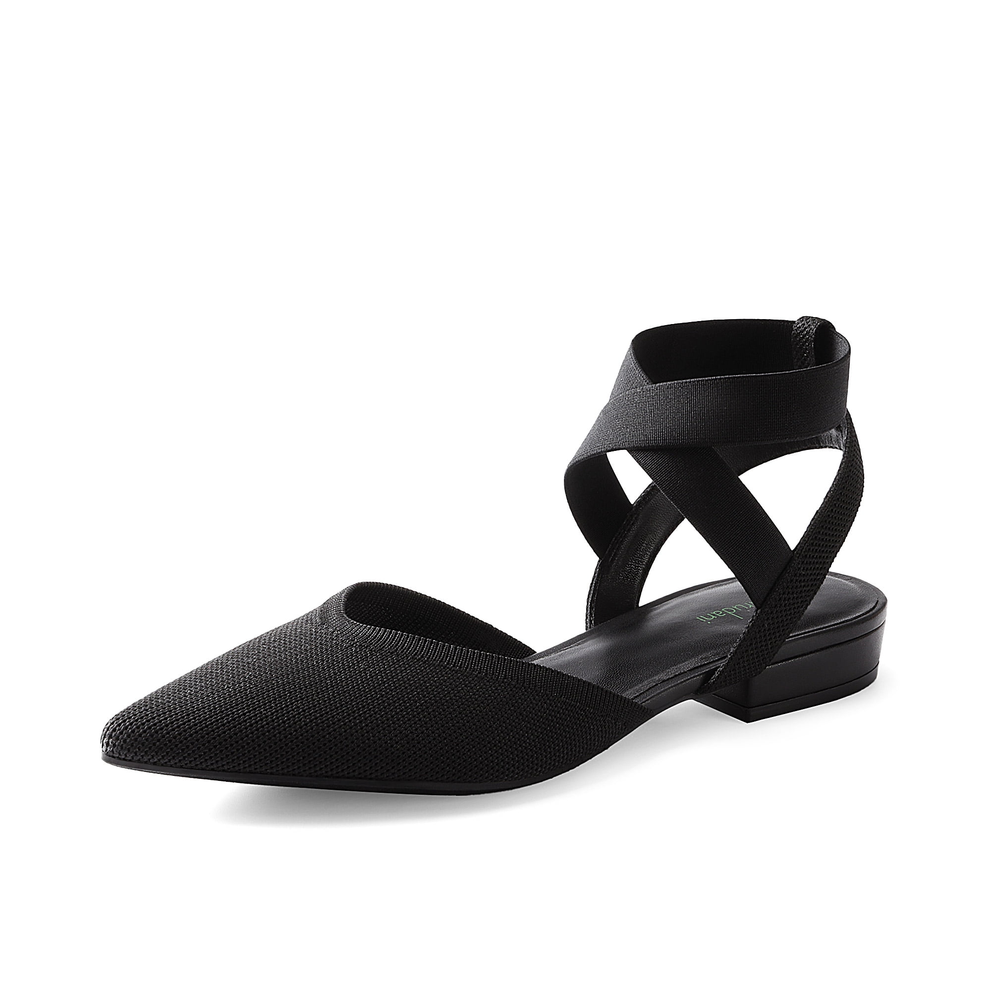 Dressy flats with sales ankle strap