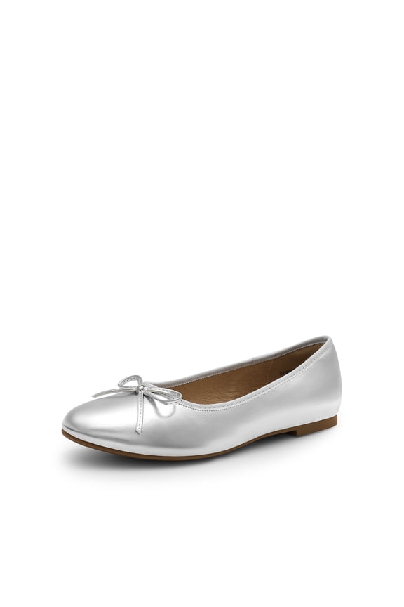 Women’s Round Toe Ballet Flats, Slip-On Comfortable Dress Shoes for Business, Office, Casual, and Workwear