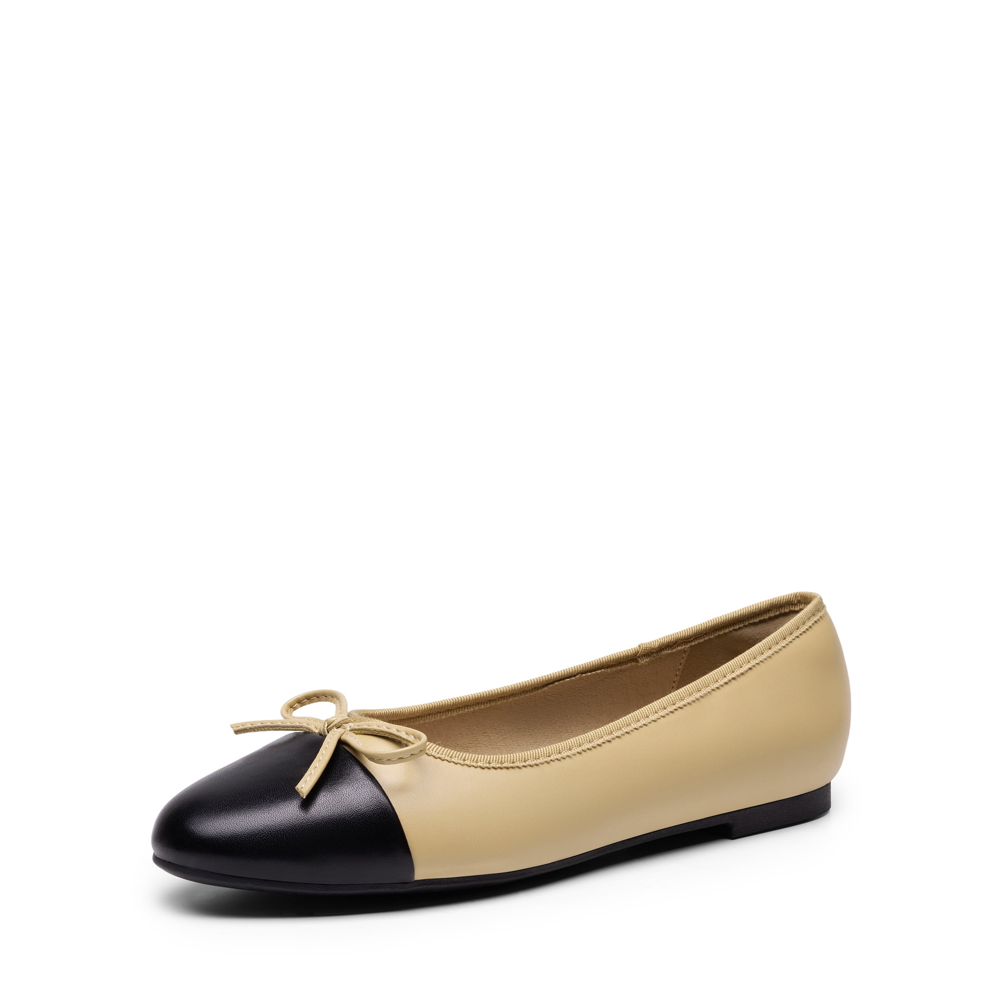 Elegant Double Buckle Slip-On Flats with Round Toe