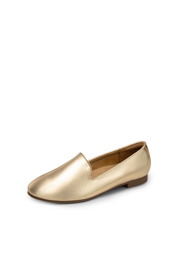 Women’s Round Toe Flats  Comfortable Slip-On Dress Shoes for Office, Business, and Casual Wear