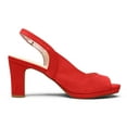 thumbnail image 1 of BURUDANI Women’s Sexy High Chunky Heels Peep Toe Platform Block Slingback Dress Pumps Shoes, 1 of 5