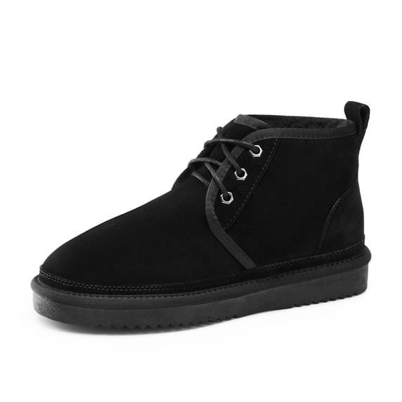 BURUDANI Women's Slip-On Cozy Ankle Boots