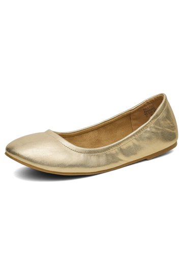 green emerald velvet dress Schutz Arissa Leather Ballet Flat