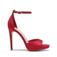 thumbnail image 1 of BURUDANI Women’s Stiletto Heels – Open Toe Ankle Strap High Heels for Wedding, Party, Dressy Events, 1 of 7