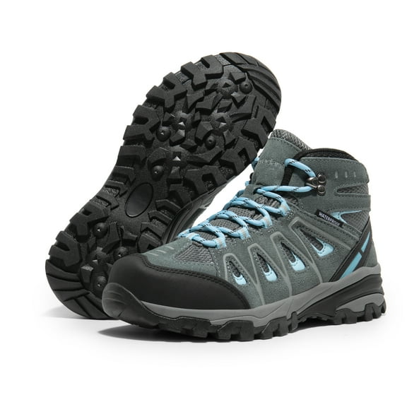 BURUDANI Women's Waterproof Hiking Boots Outdoor Trekking Camping Trail Hiking Boot