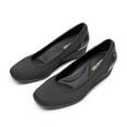 thumbnail image 1 of BURUDANI Women's Wedge Shoes Closed Toe Low Heel Pumps Comfotable Dress Shoes, 1 of 7