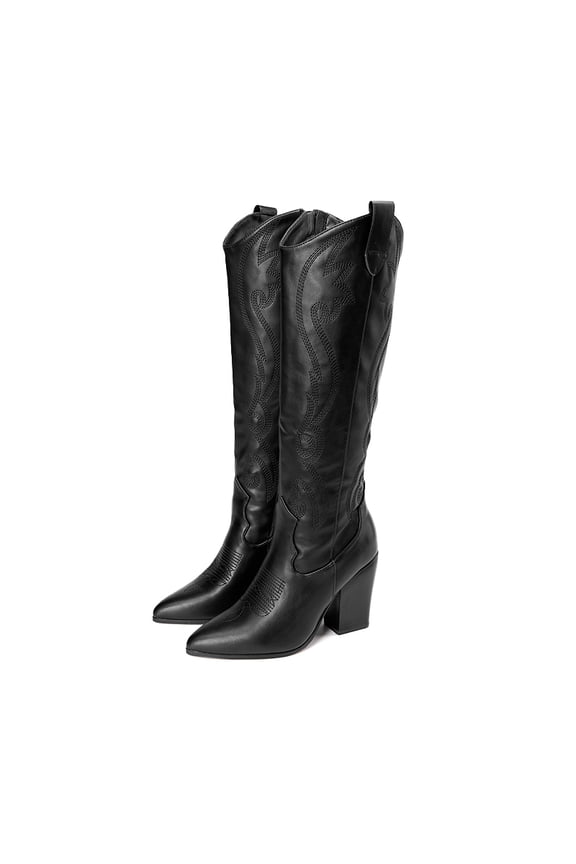 Women's Western Pointed Toe High Heel Boots