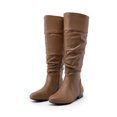 thumbnail image 1 of BURUDANI Women's Wide Calf Knee High Pull On Fall Weather Winter Riding Boots, 1 of 7