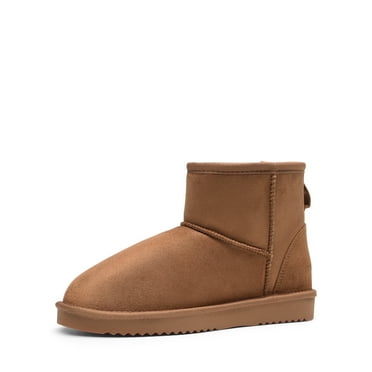 DREAM PAIRS Women's Winter Warm Snow Boots Classic Slip On Ankle Snow Boots