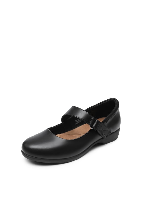 Womens Ballet Mary Jane Flats, Comfortable Business Office Dress Shoes for Women Dressy and Work with Ankle Strap