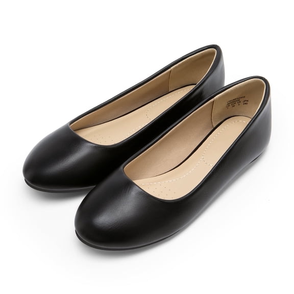 BURUDANI Womens Mary Jane Ballerina Ballet Flats Non-Slip Comfortable Dress Shoes