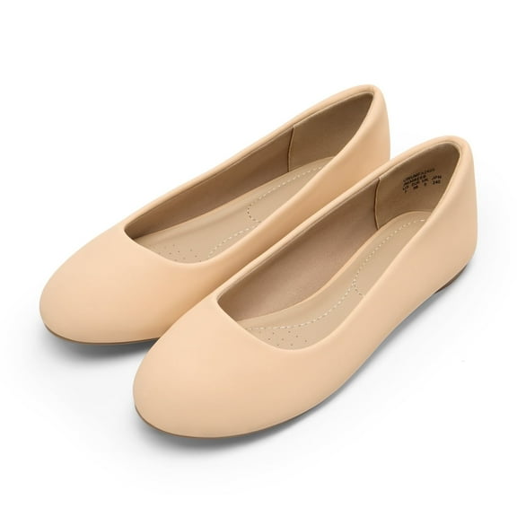 BURUDANI Womens Mary Jane Ballerina Ballet Flats Non-Slip Comfortable Dress Shoes