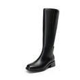thumbnail image 1 of BURUDANI Womens Knee High Boots Side Zipper Low Heel Tall Boots for Fall Winter Fashion, 1 of 6