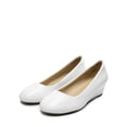 thumbnail image 1 of BURUDANI Women's Mid Wedge Heel Wide Pump Shoes Wide Available, 1 of 8