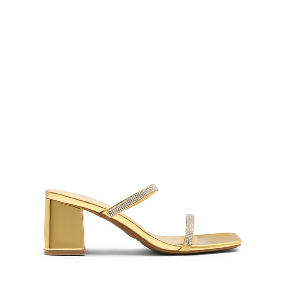 BURUDANI women block heels slip-on sandals