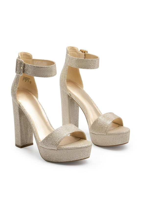 Women's Hi-Lo High Heel Platform Pump Sandals