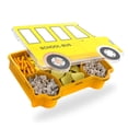 thumbnail image 1 of COOK WITH COLOR Lunch Box Container, 8-Grid Snack Box, School Bus Theme, 1 of 8