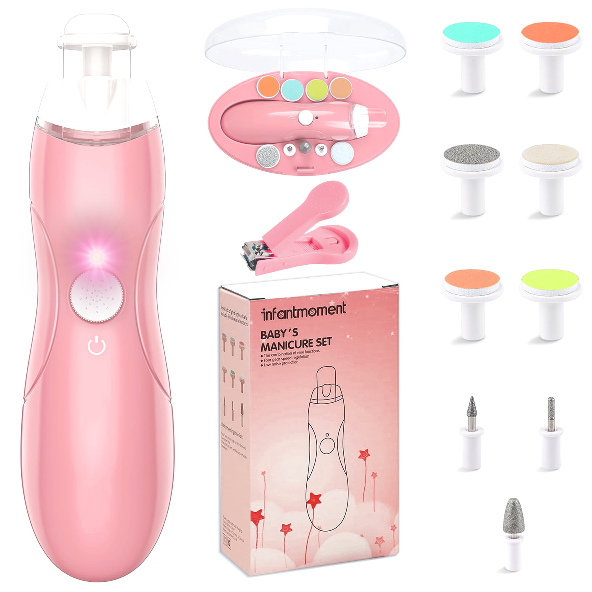 Frida Baby Electric Nail Buffer and Trimmer Grooming Kit, Nail Clipper  Alternative for Newborn to Toddler, 6 Pieces - Walmart.com