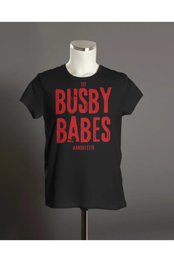 BUSBY BABES T Shirt | Manchester Trafford Stretford Cockney Reds Mancs Jibbers
