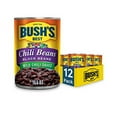 BUSH'S BEST 15.5 oz Canned Black Chili Beans/Mild, Source of Plant