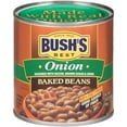 BUSH'S BEST 16 oz Canned Onion Baked Beans, Source of Plant Based